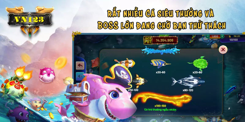 Chiến thuật tăng đạn khi bắn cá VN123 Chiến thuật tăng đạn khi bắn cá VN123